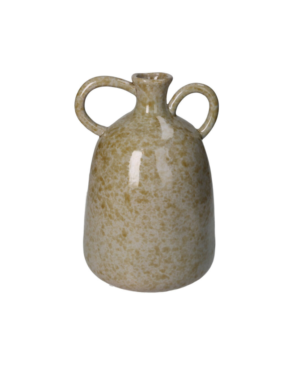 Stone Vase Brown 22cm