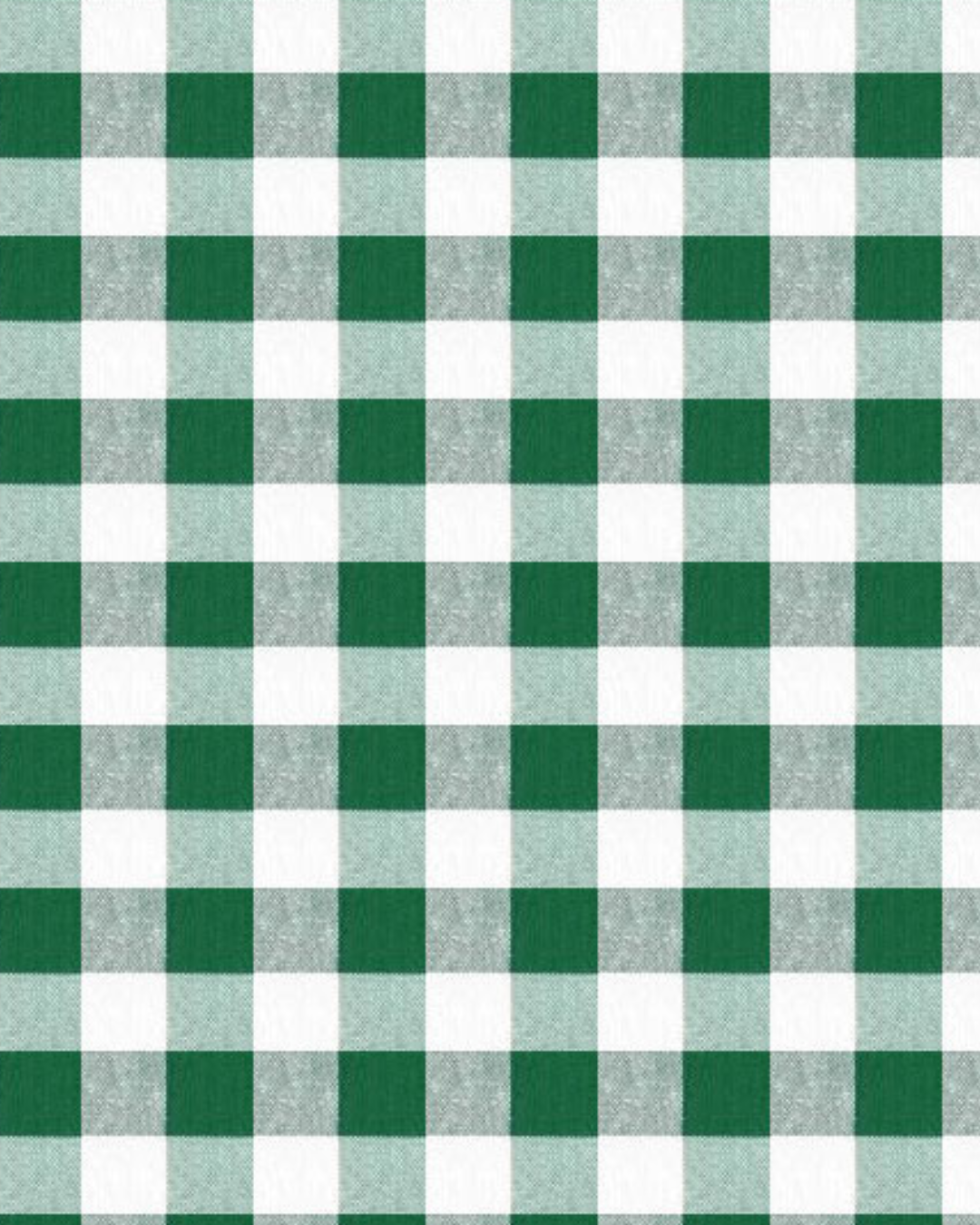 Tablecloth Gingham (170 x 350cm) - Forest Green