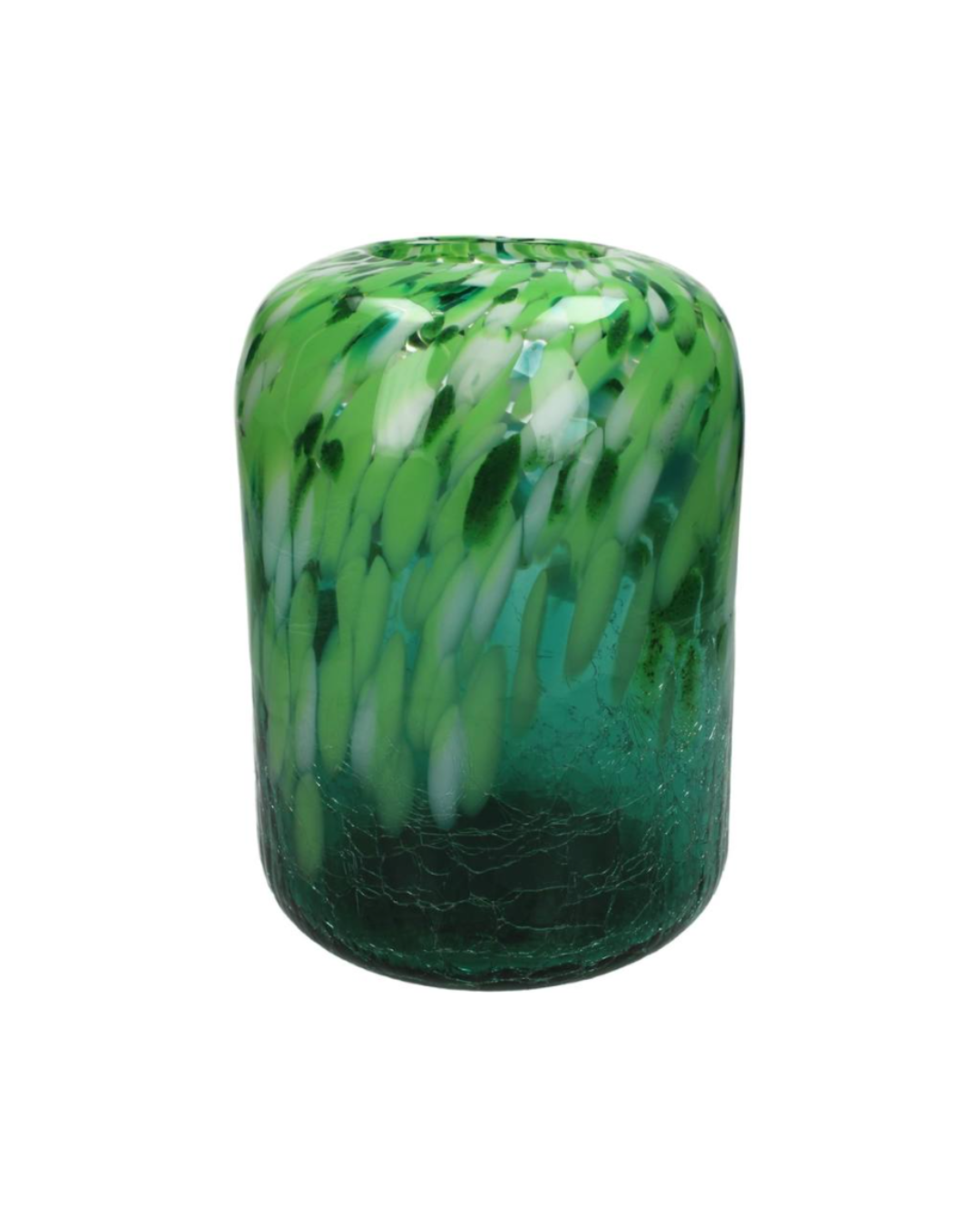 Speckled Vase - Green
