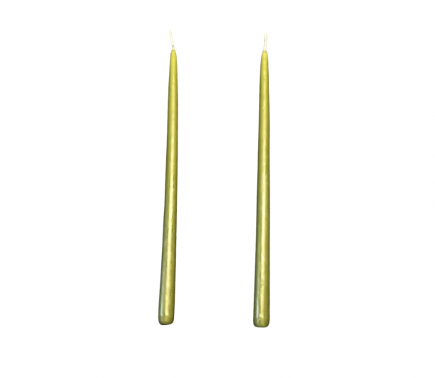 Apple Green Pair of Tapers - Small