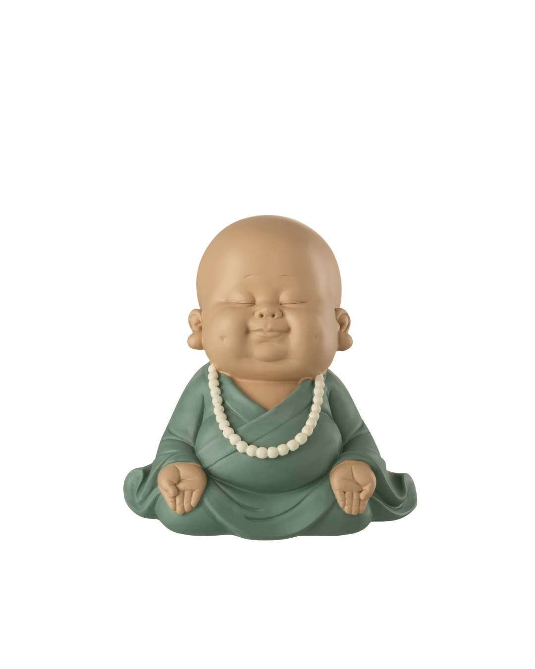 Meditating Monk - Teal