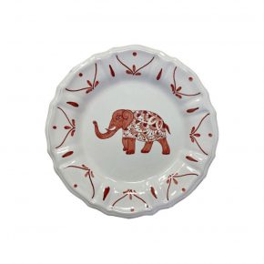 Elephant Plate - Red