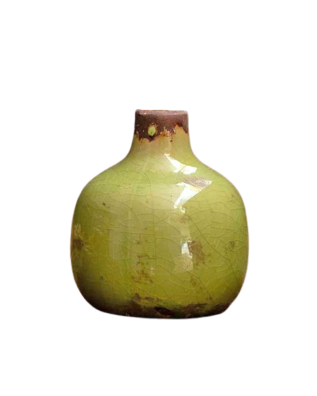 Green Ceramic Vase - Small