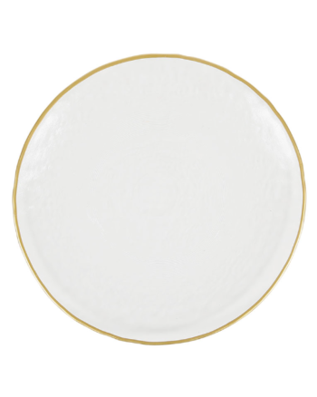 Orphee Glass & Gold Dessert Plate
