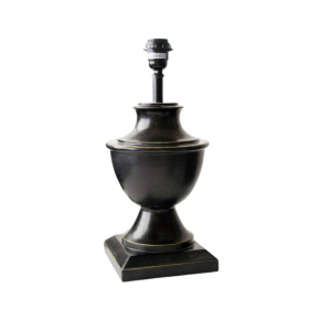 Black Wooden Cup Lamp