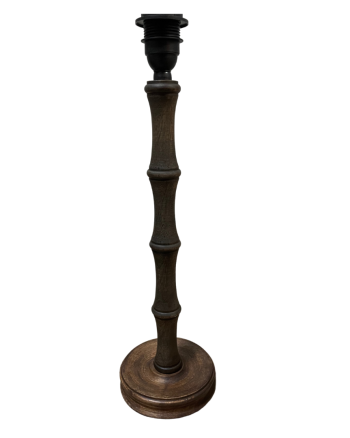 Bamboo Table Lamp -Dark Brown
