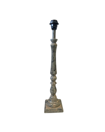 Column Wooden Lamp