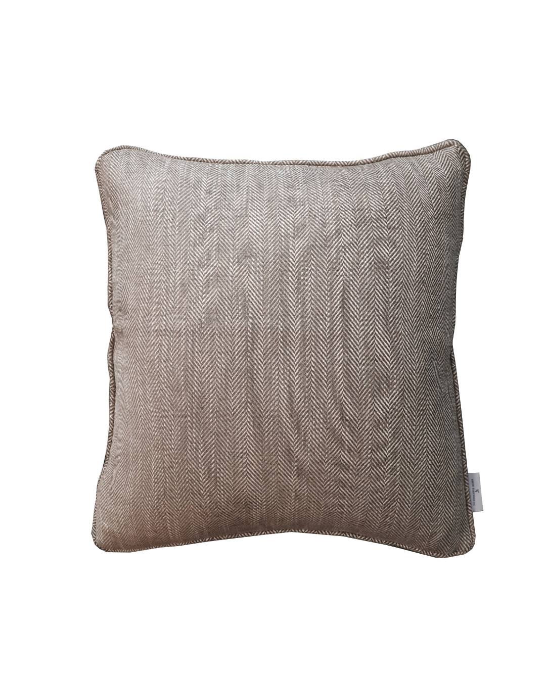 Brown Herringbone cushion