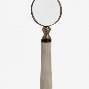 Magnifying Glass with White & Black Handle