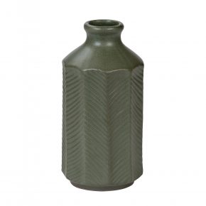Bottle Vase - Olive Green (13x26.5cm)