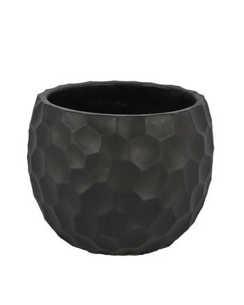 Honeycomb Flowerpot - Black