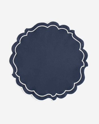 Placemat Round  - Navy (Set of 4)
