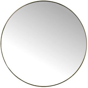 Gold Round Mirror (96cm)