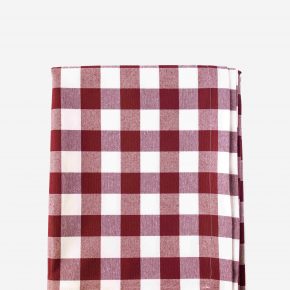 Tablecloth Gingham (170 x 265cm) - Bordeaux