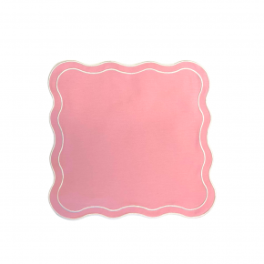 Pink Wave  Napkin Set 4