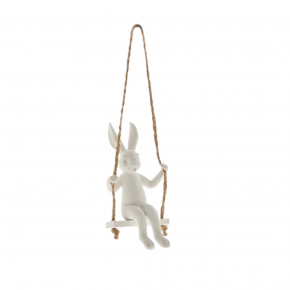 Swinging Rabbit - White