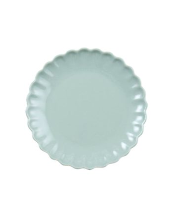 Scalloped Plate - Blue