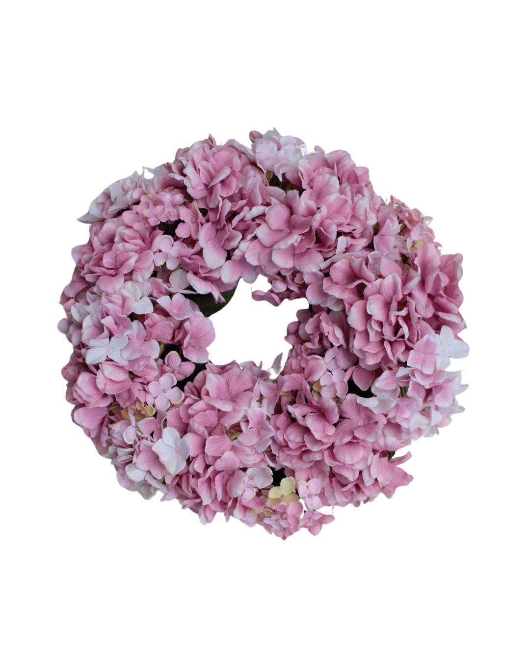 Hydrangea Wreath Pink 40cm