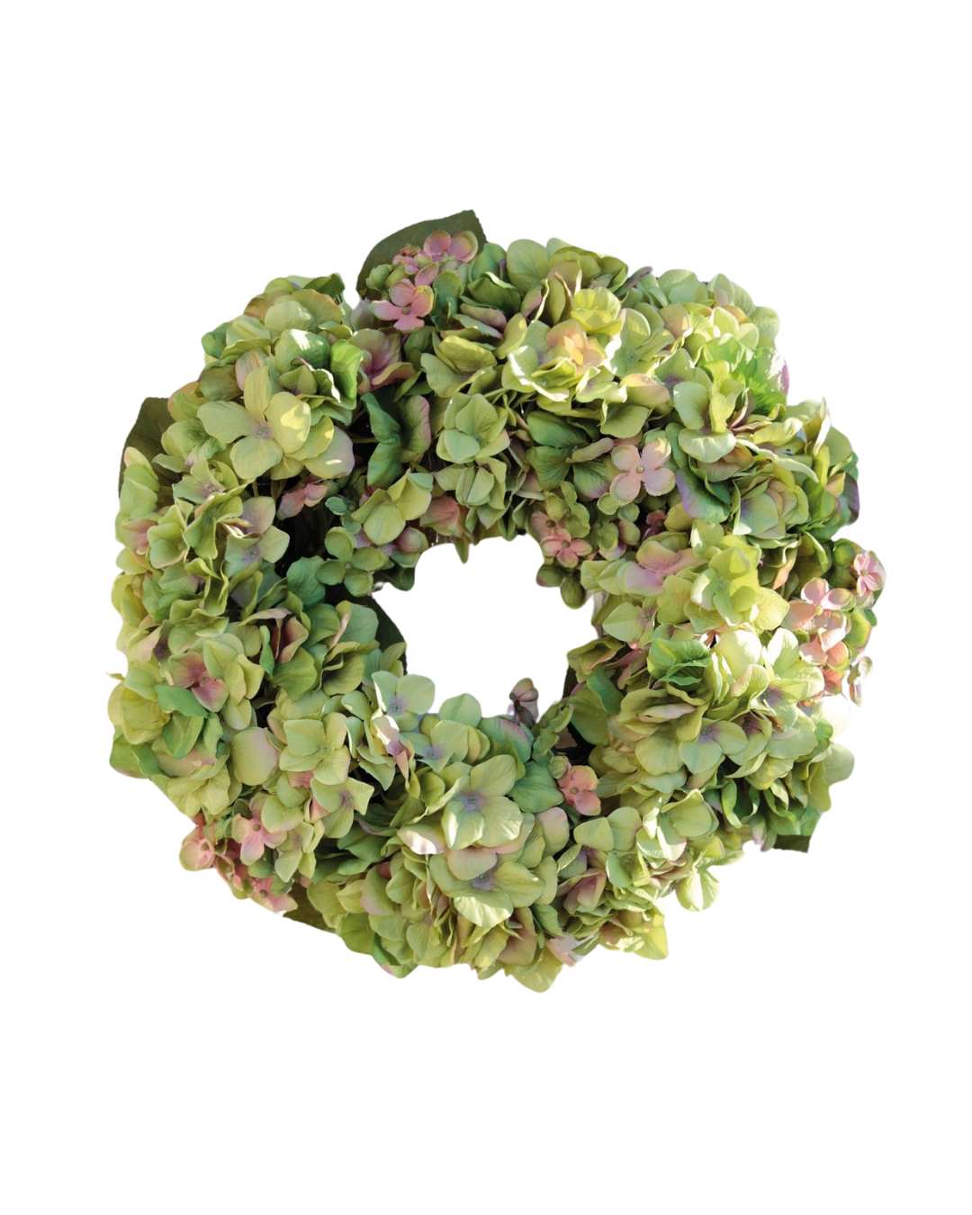 Hydrangea Wreath Green 40cm