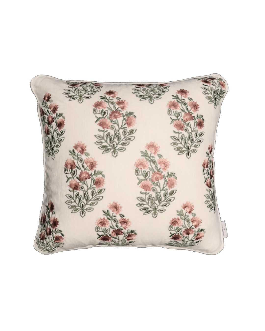 Duchesse Embroidered Cushion - Rose