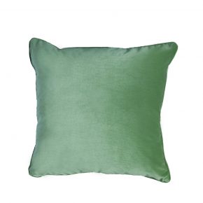 Apple Green Velvet Cushion