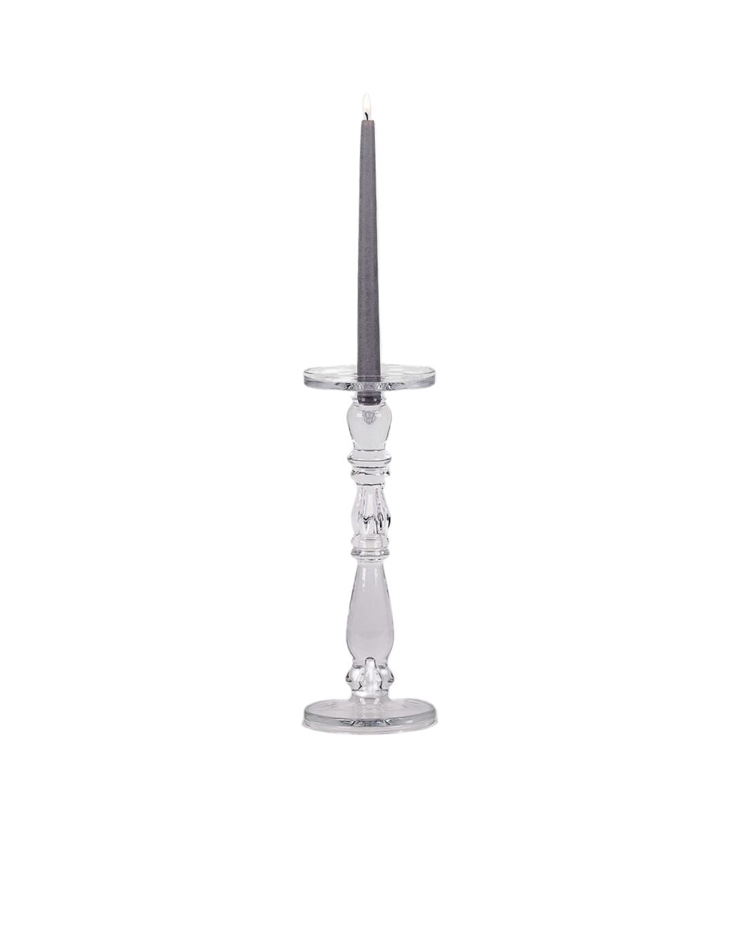 Glass Candlestick Duke 35cm