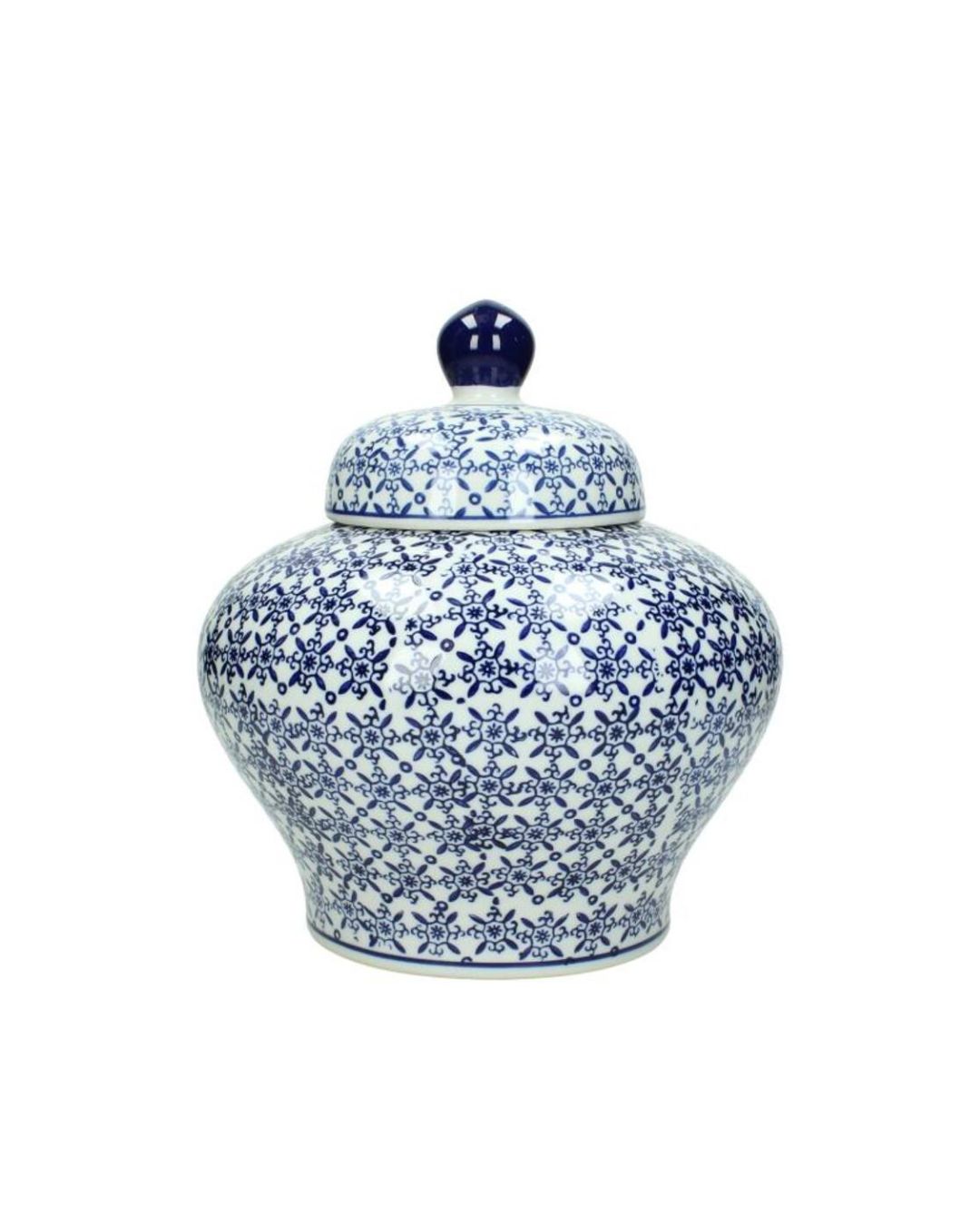 Blue And White Jar