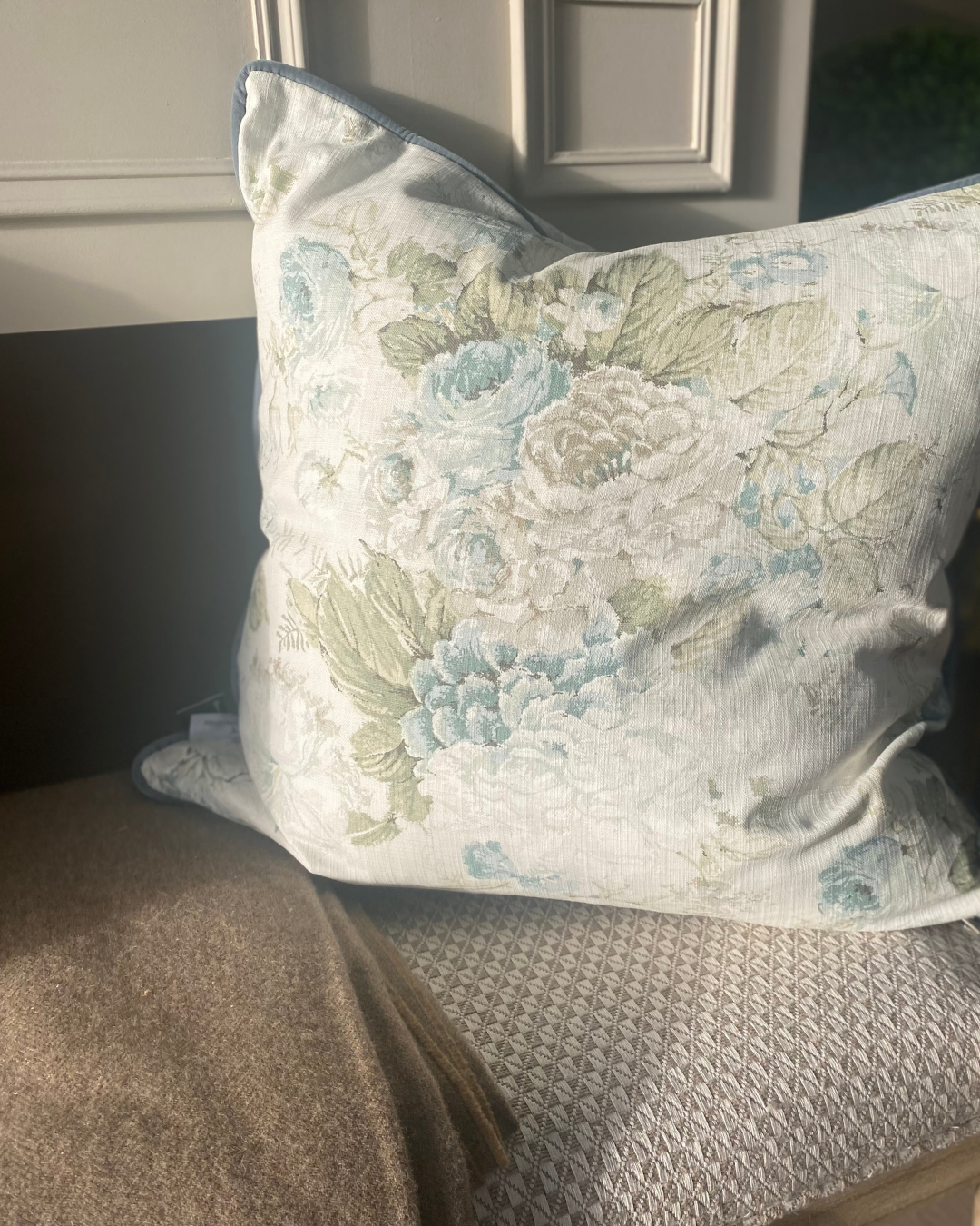 Lilly floral cushion