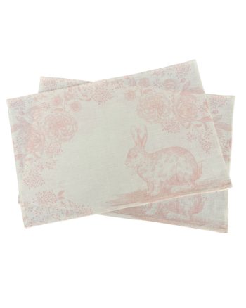 Bunny Placemat - Pink S4