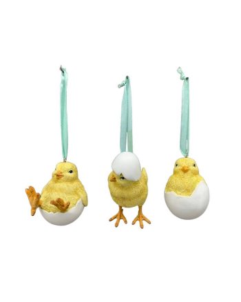Chick in Egg Set x3